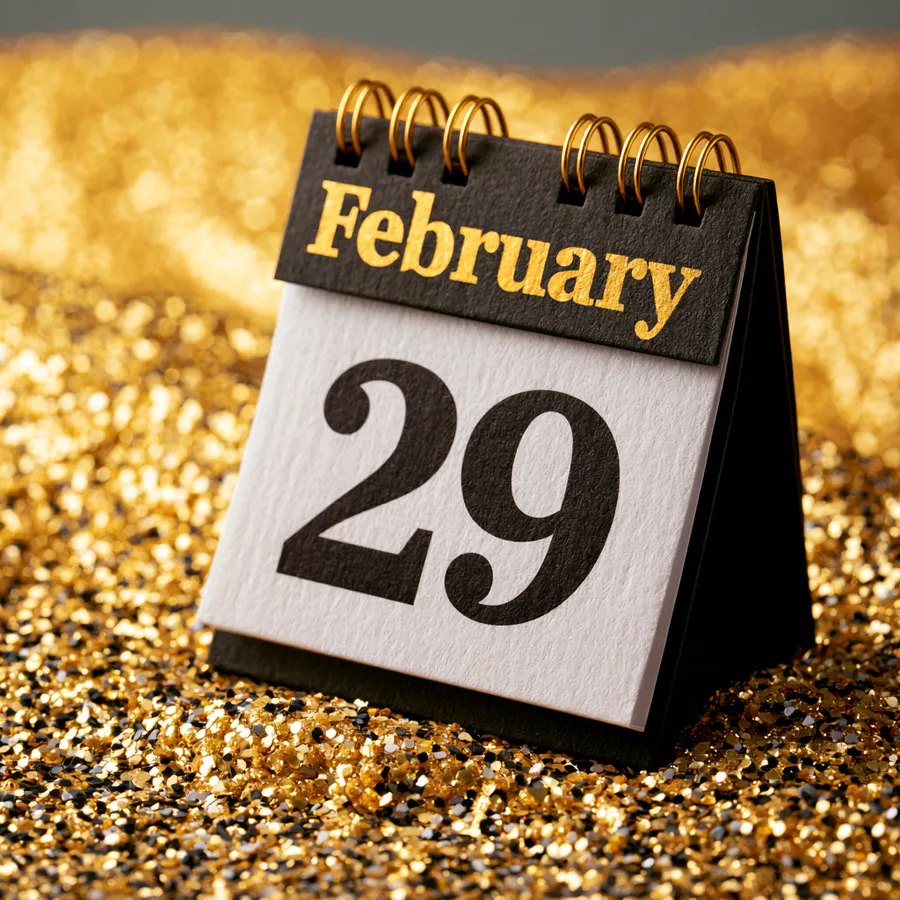 Calendar showing February 29